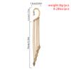 Ingemark Kpop Long Tassel Clip Earring for Women Ladies No Piercing Fake Cartilage Exquisite Ear Bone Clips Pendientes Zircon