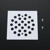 Square Floor Drain Cover Stainless Steels Anti-Blocking Easy Cleaning Drain Filter Cover For Hair Trap Easy To Install