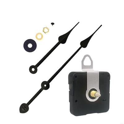 Battery Operated Quiet Quartzs Clock Mechanism Movement Kits with Metal Clock Hands for DIY Wall Clocks Repair Set X3UC