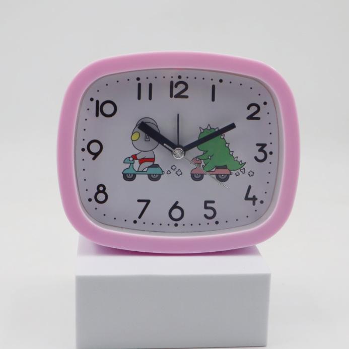 Student Alarm Clock Cartoon Cute Children Study Desk Dinosaur Ao Tuman Bedside Lazy People Wake Up Early