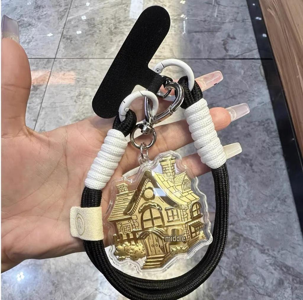 Zawieszka i brelok Bóg Bogactwa z czystego złota 999 - Urok Maneki Neko