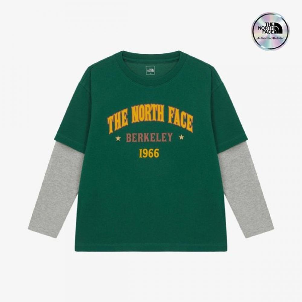 

The North Face Kids Long Sleeve Tee Jungle Green Nt7tr52t JUNGLE GREEN/160