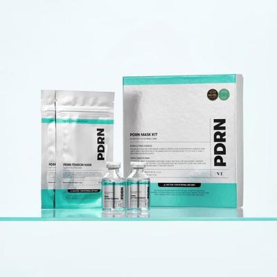 VT PDRN Mask Kit (1st Agent Essence: 35 mL 2nd Agent Sheet: 1 Ea) 2 Servings
