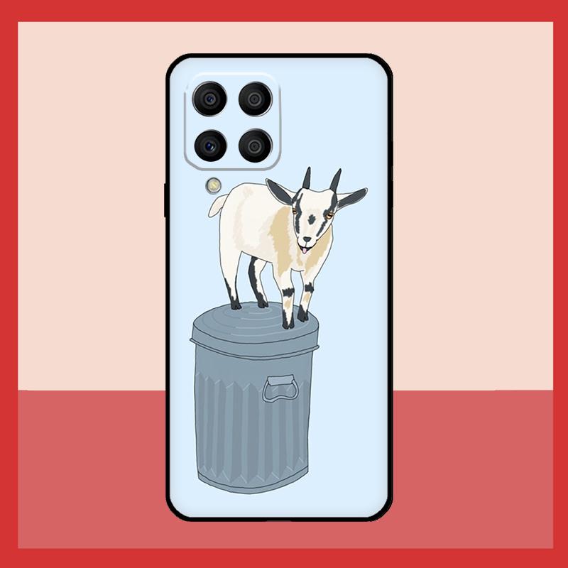 Cute Baby Pygmy Goat Case For Samsung Galaxy M11 M31 M14 M34 M54 M12 M32 M52 M15 M13 M06 M16 M36 M56 M53 M35 M55