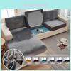 Housse de Coussin d'Assise de Canapé en Velours Élastique Luxueux Pour une Protection Élégante de la Maison
