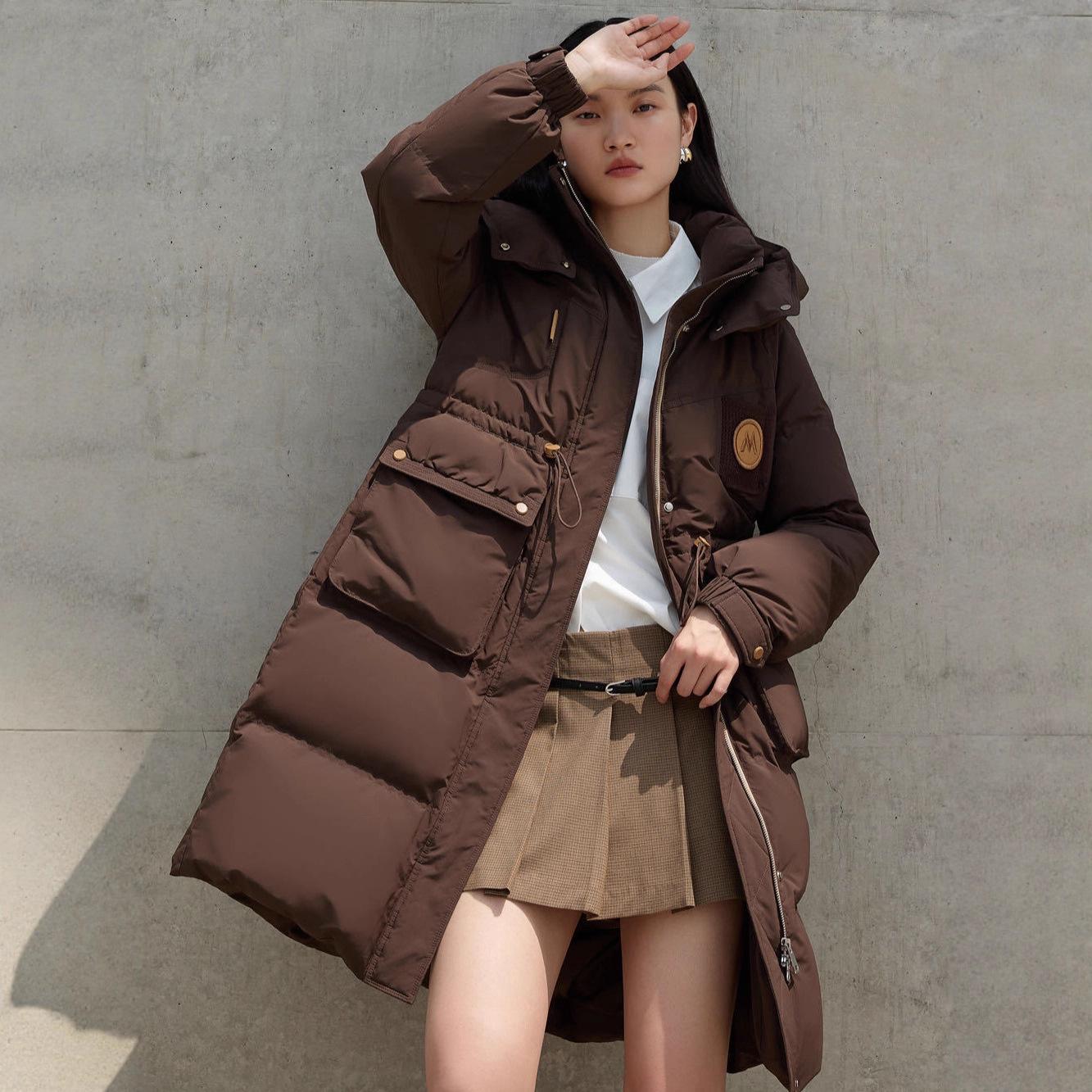 

Women s Luxury Thick Hooded Down Jacket - Winter 2025 Collection Medium