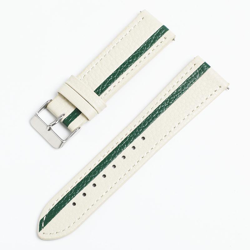 Quick Release Genuine Leather Watch Band for Samsung/Apple/Huawei GT Watches - 20mm/22mm