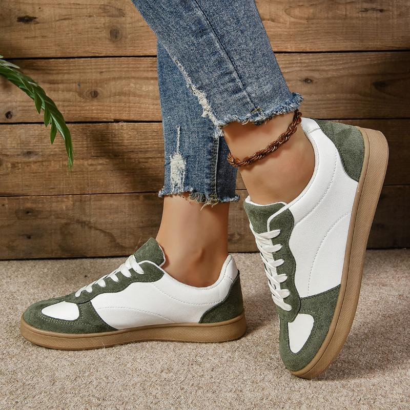 Fashion AJGS Ladies White Shoes Casual Loafers 2024 New High Quality Sports Shoes Luxury Brand Flat Autumn Ladies Trend Sneakers