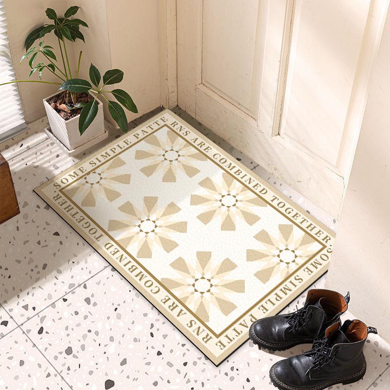 Kitchen Non-slip Mat Simple Absorbent Oil Absorbent Long Anti-dirty Foot Mat Entry Bathroom Bathroom Door Anti-fall