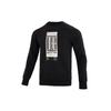 Sweatshirts Men's Black Crew Neck Moderate Regular HM2944