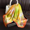 New Modern Polka Dot Printed Silk Scarf Square Scarf High-end Shawl Sunscreen Neck Small Square Scarf Headscarf Women's Scarf