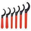 6Pcs Coilover Spanner Wrenches Rustproof Corrosion Resistant Shock Adjustment C-Shape Spanner Hook Wrench Tools