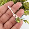Peridot Jewelry, 925 Solid Sterling Silver Pendant, Handmade Gemstone Jewelry Pendant For Thanksgiving Gift