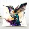 Art Bird Pillow Case Fashion Square Pillowcase Bedroom Sofa Room Ins Decoration Leisure
