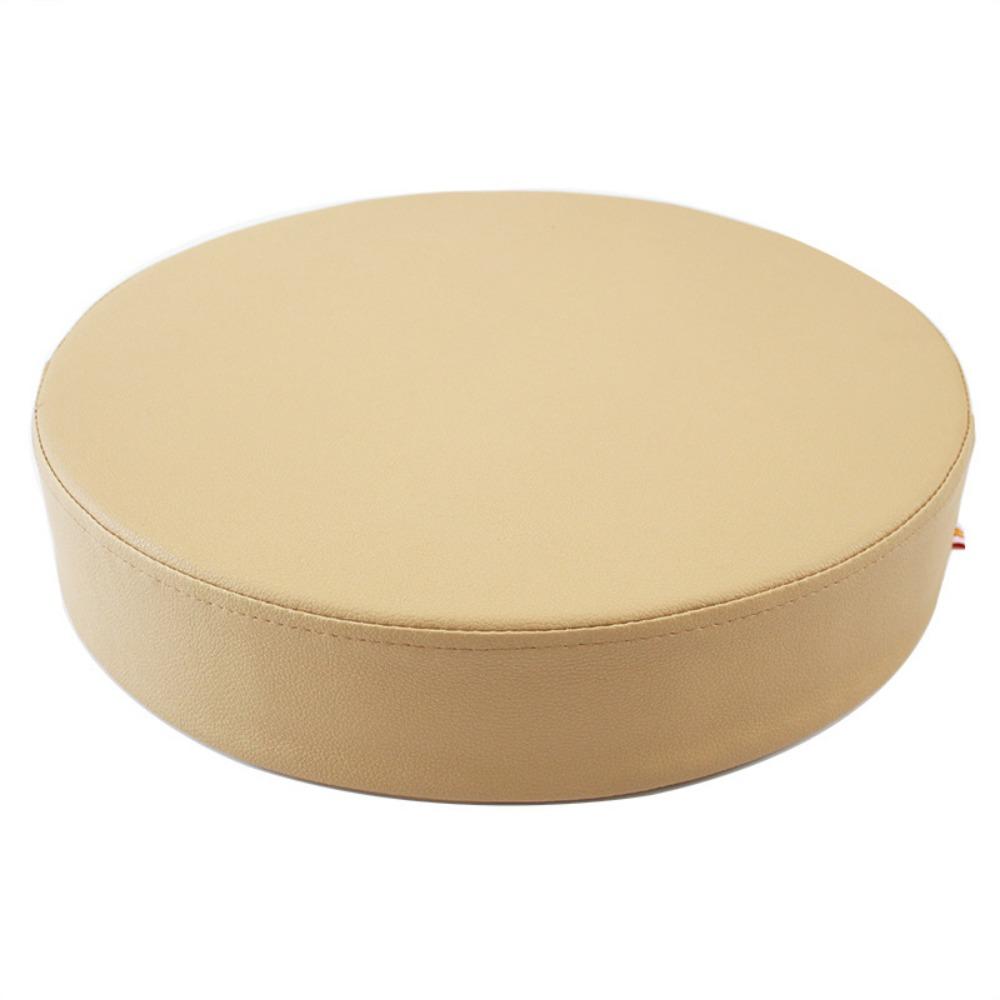 Soft Leather Round Cushion Thicken Window Pillow Practical Upholstered Cushion  Reading