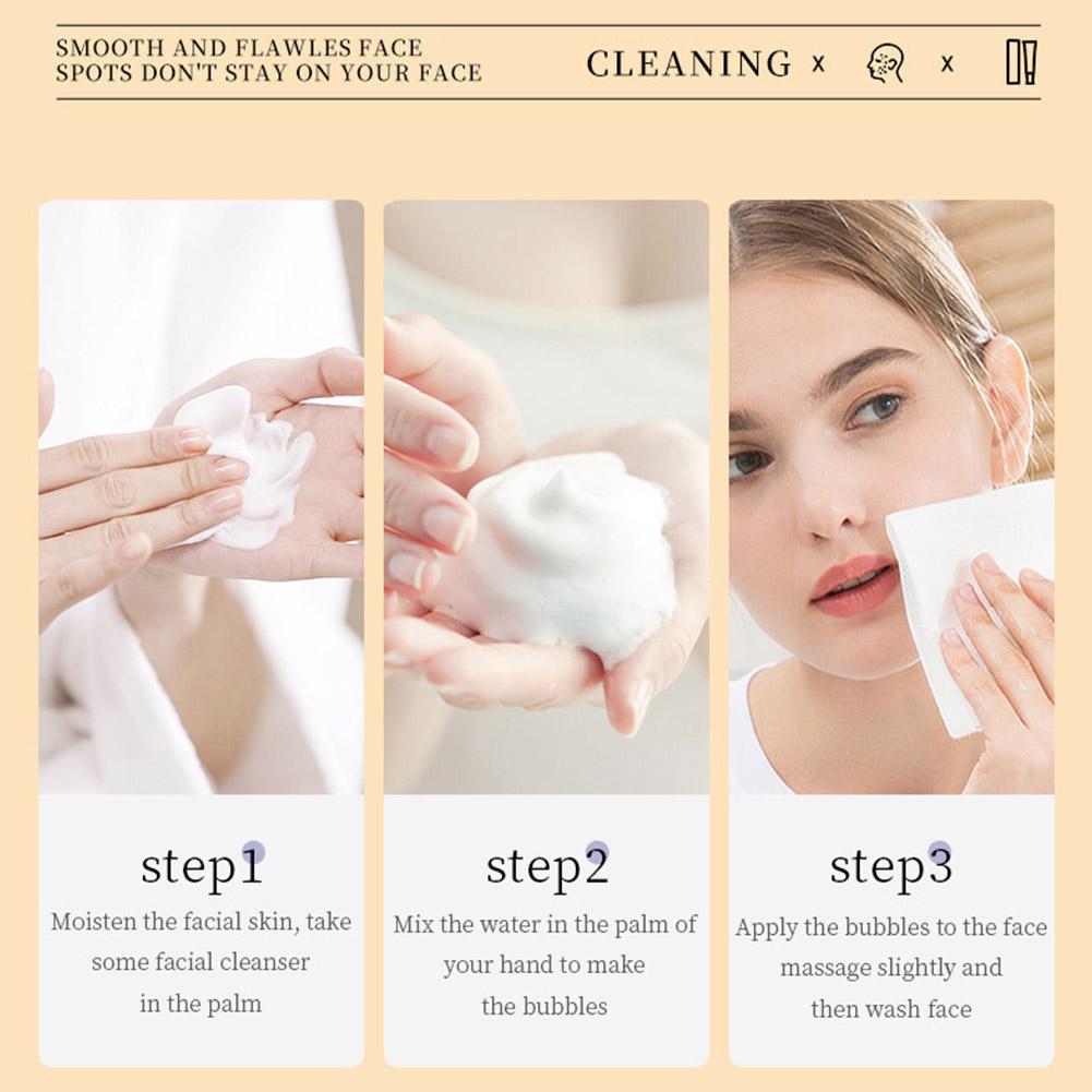 100G SADOER Collagen Facial Cleanser Skincare Firming Moisturizing Face Cleansing Face Wash Foam Cleanser Skin Care Products