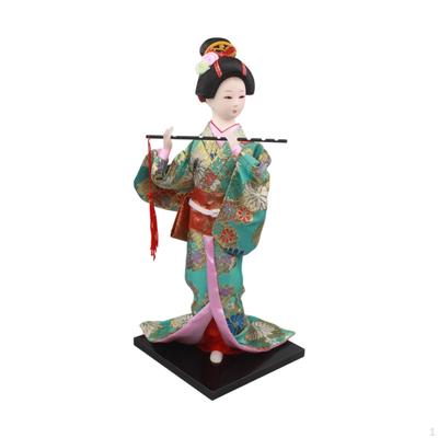 11,81'' Japanische Kimono-Puppe Asiatische Geisha-Figur Traditionell Orientalisch, Dame