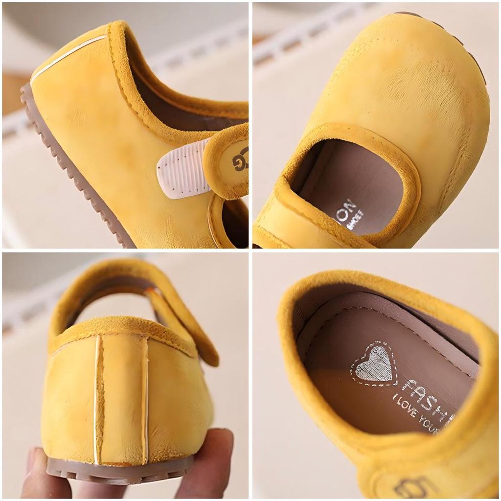 French-Style Girls' Leather Matte Princess Shoes - Spring/Autumn 2026 Korean Soft Sole Style