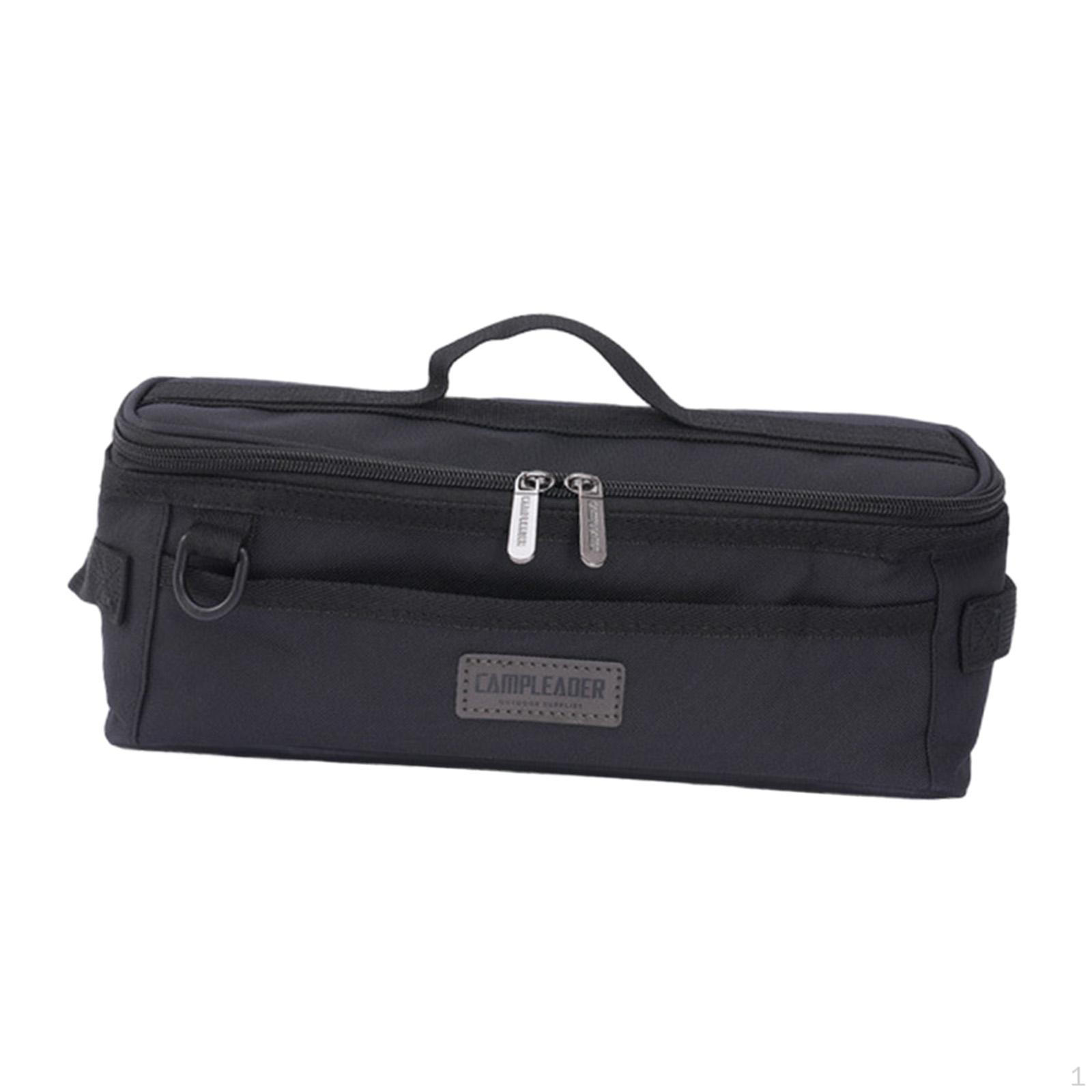 

Camping Tool Bag Organizer Mutipurpose Oxford Fabric Large Capacity Carrying Plumbing чорний