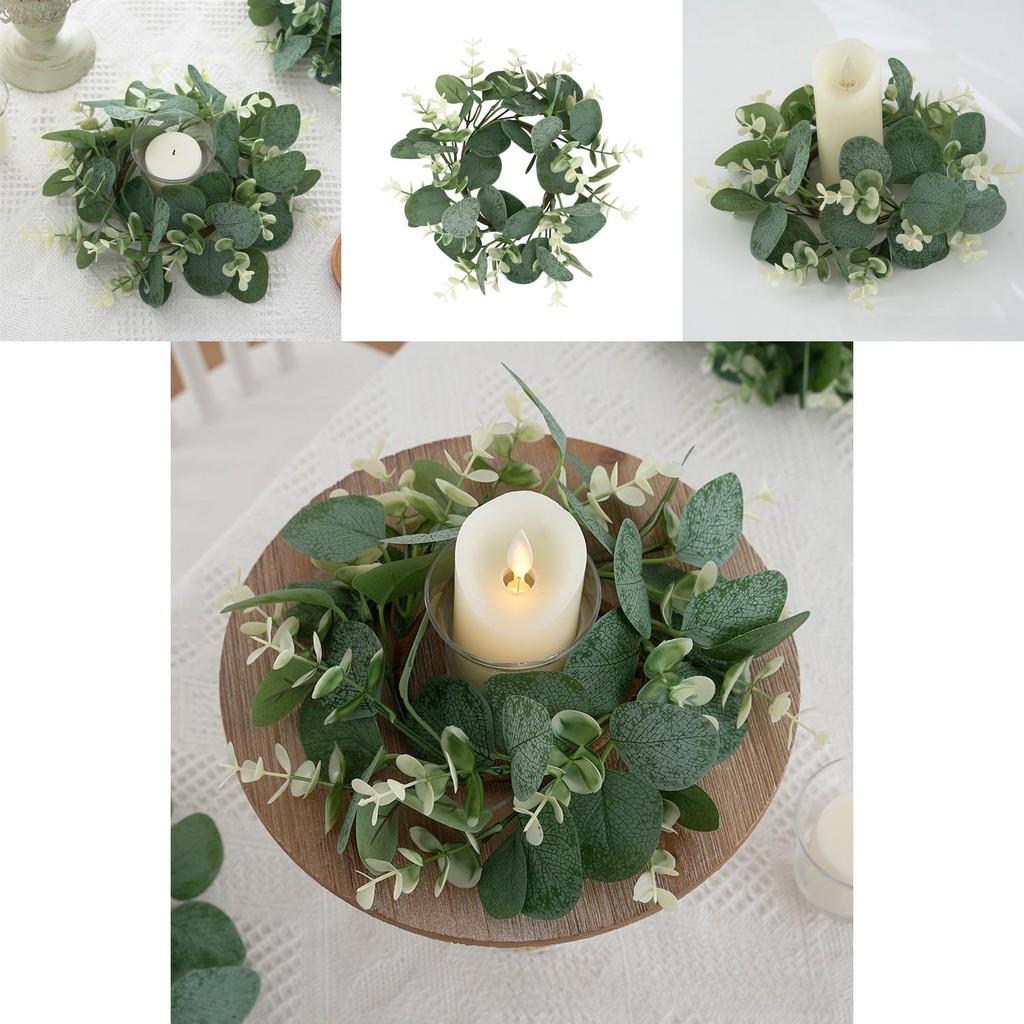 Faux Eucalyptus Garland Wedding Decor With Silk Screen Print For Home And Outdoor Use