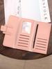 2024 Women's Tri-Fold Leather Wallet: Chic Korean Style Multi-functional Card Holder Bag