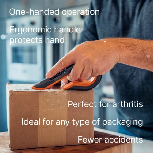 Slice Ceramic Cardboard Cutter with 3-Level Adjustable Blade, 10400