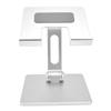 Tablet Stand Holder Aluminum Alloy Universal Desktop Adjustable Foldable Phone Tablet Bracket Silver