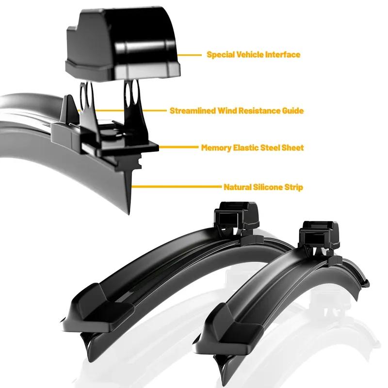 For Ford Explorer Front Wiper Blades 2011- 2013 2014 2015 2016 2017 2018 Windscreen Windshield Window Accessories 26"+22"