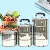 Lunch Box Multilayer Thick Stainless Steel Lunch Box Food Container for Home Office Picnic School Use Stainless Steel Lunch Box
