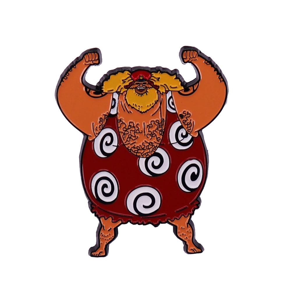 C7G Japan Anime One Piece Enamel Pin Monkey D Luffy Metal Cartoon Brooch Men Women's Brooches Cool Briefcase Badges Decorate