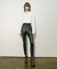 Untage High-Rise Leather Leggings Pants_Uws-Fp22