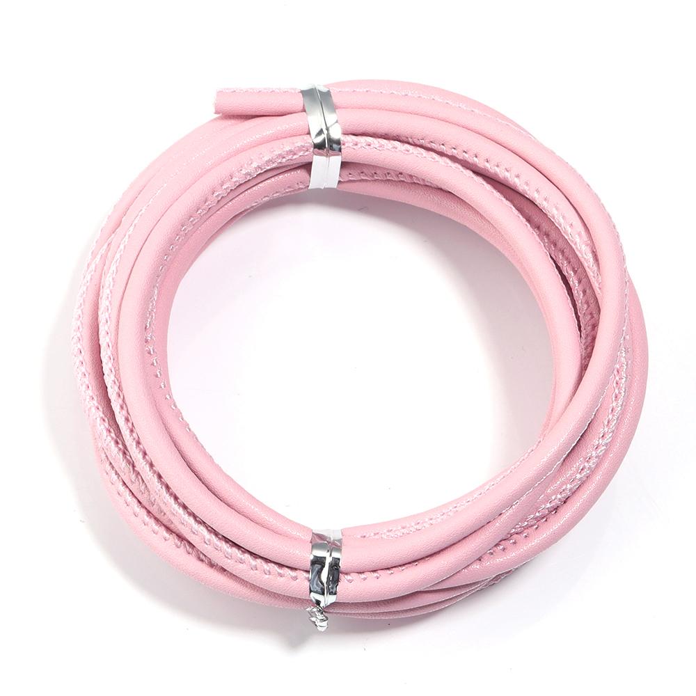 5 Yards 3mm Bunte Schafsleder Schnüre Runde Lederfaden Seil Für DIY Schmuckherstellung Halskette Armband Gürtel Zubehör