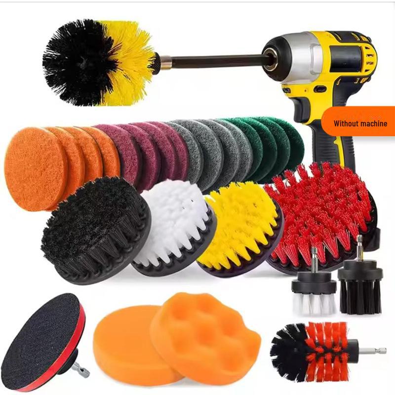 Brosse de nettoyage électrique multifonctionnelle: Perceuse-visseuse pour le polissage du carrelage, de la salle de bain et de la voiture