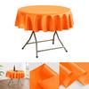 150/180/200cm Round Satin Tablecloth Bright Silk Tablecloth For Baby Shower Wedding Birthday Party Banquet Christmas Table Decor