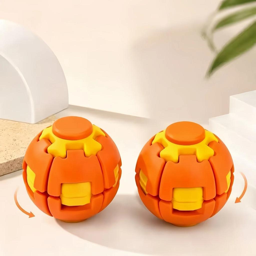 3D Printed Rotating Stress-Relief Gyro Ball, Portable Handheld Spinner Toy, Helps Relieve Anxiety And Improve Focus, Birthday Gift