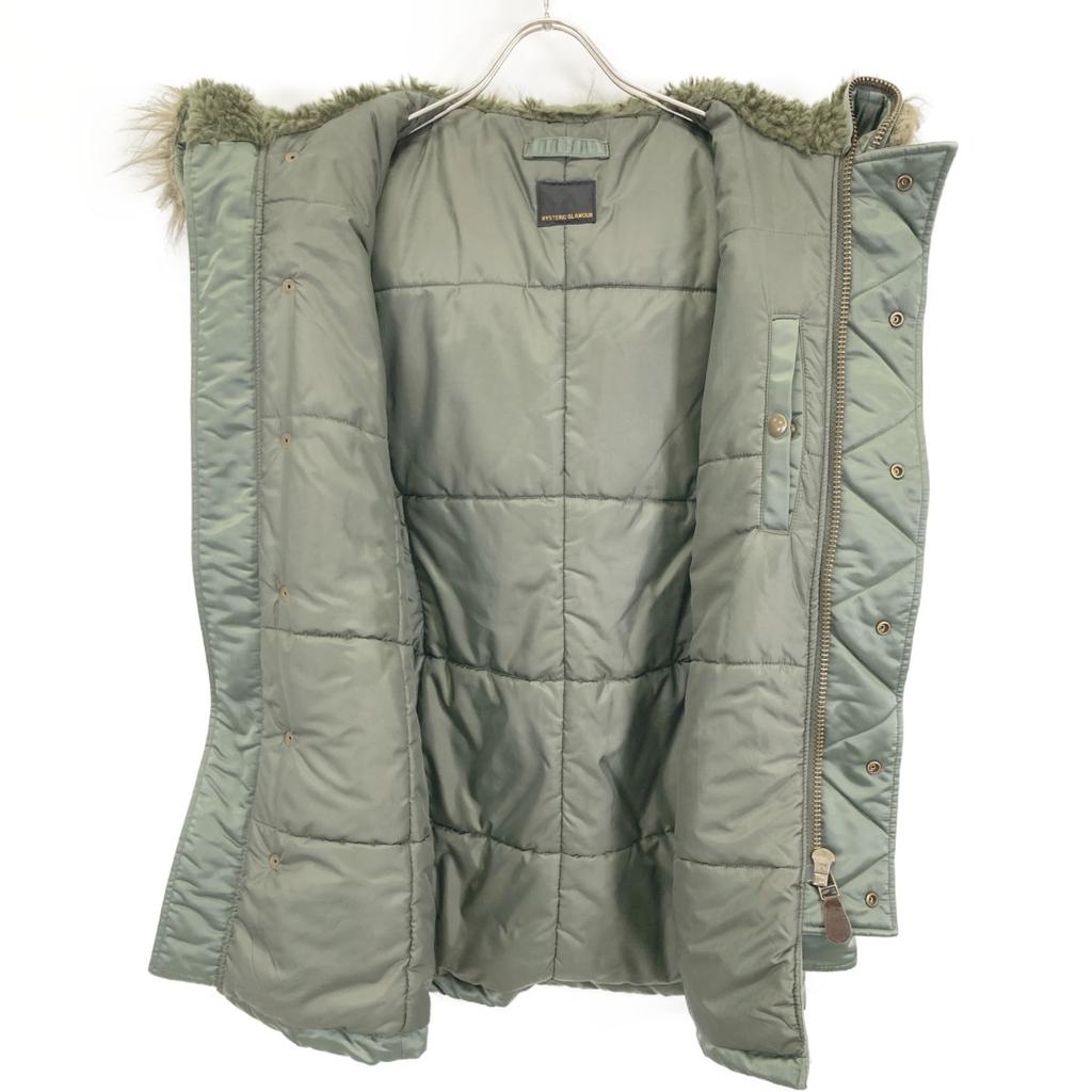HYSTERIC GLAMOUR Khaki PrimaLoft N-3B Type Jacket Jacket FREE khakiUsed