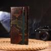 Women's Horizontal Wallet Made of Genuine Leather with Snake Embossing CANPELLINI Wallet 21648 Multicolour
