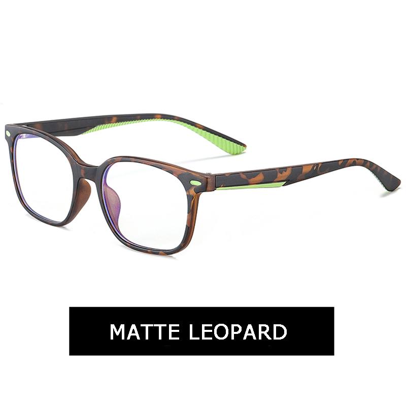 Maxjuli Youth Blue Light Blocking Glasses For Boys Girls Square Rivets  Flexible Rubber Optical Frame Eyewear Uv 6604