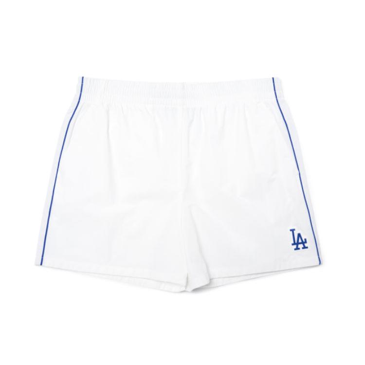 New MLB Casual Shorts Unisex White 3ASMB0423-07WHS