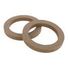 RATCHROLL 2pcs Universal Speaker Spacer Ring Tweeter Speaker Spacer Adapter 5" Speaker Subwoofer Mount Spacer Bracket Ring Brown Wood