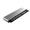 Car Contact Info Sign: Customizable Metal Plate for Temporary Parking and Phone Number Display