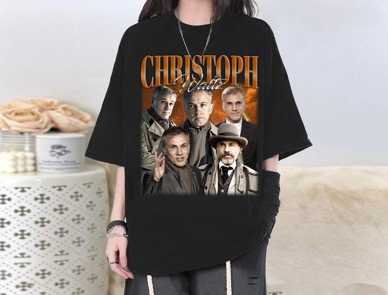 Christoph Waltz TShirt Christoph Waltz Tee Shirt Actor Christoph Waltz Fan Casual Shirt