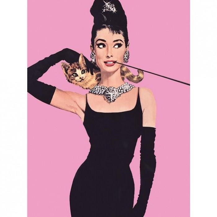 Audrey Hepburn Dele Lienzo