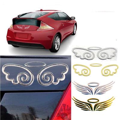 Popular 3D Vinyl Badge Car Sticker Angel Fairy Wings Car Auto Truck Logo Vehicle Decal