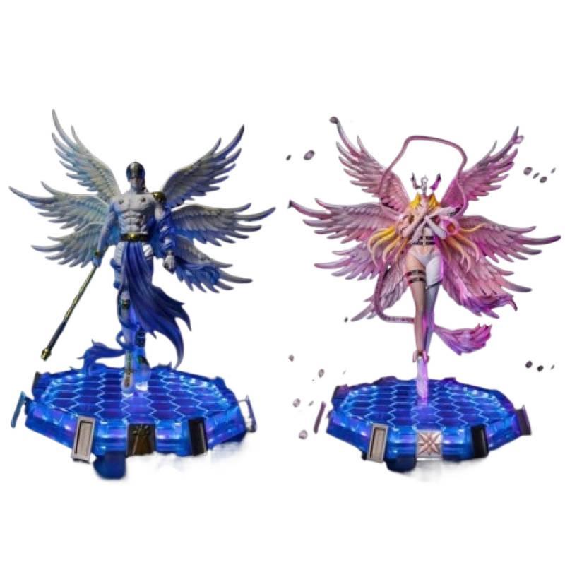 Digimon Angemon & Ophanimon Leuchtende Anime-Figur - Mondtempel-Edition