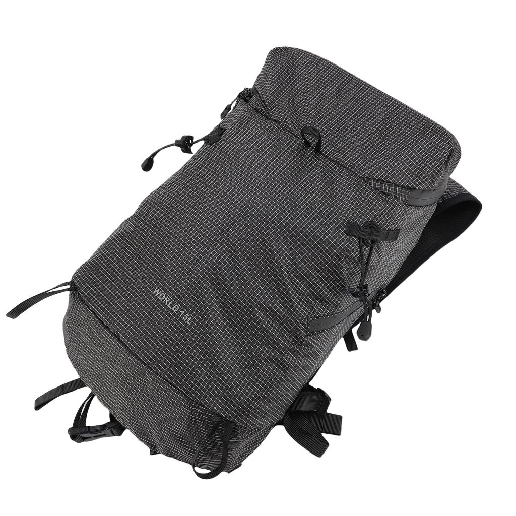 Outdoor Backpack 15L Small Hiking Backpack Lightweight for Hiking Running Cycling Camping Both Men and Women Black