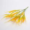 Yellow Flower Artificial Wheat Ears Rice Plant Bouquet 7 Forks Fake Plants  Office Hotel Decor