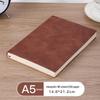 Custom Logo A5 Soft Leather Notebook - Business Meeting Diary with Buckle Cover for Adults
