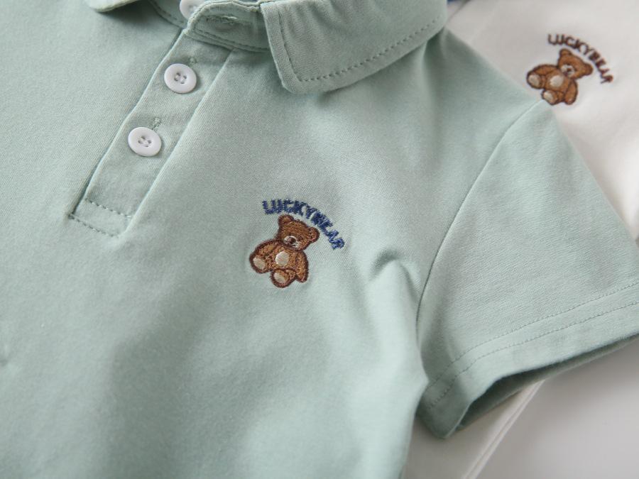Boys' 2026 Summer Short-Sleeve Polo - Stylish Baby & Toddler Collared T-Shirt