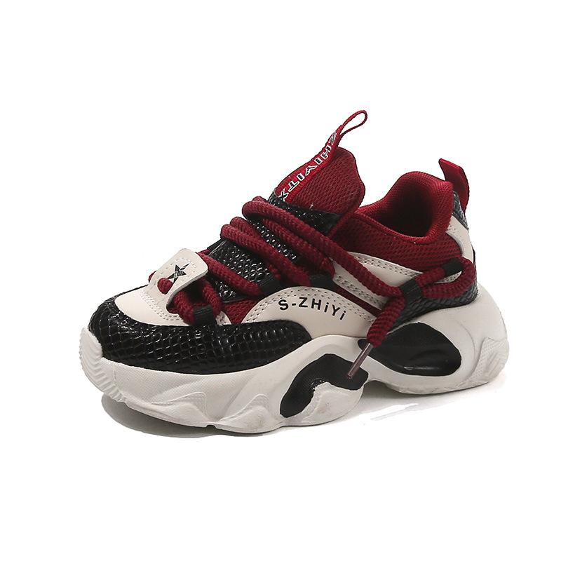 Children's Sports Shoes Men's Shoes 2025 New Autumn Boys Outdoor Casual Shoes Non-slip Running Dad Shoes Breathable